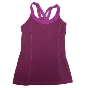 Purple Lululemon Enhearten Tank size 4
